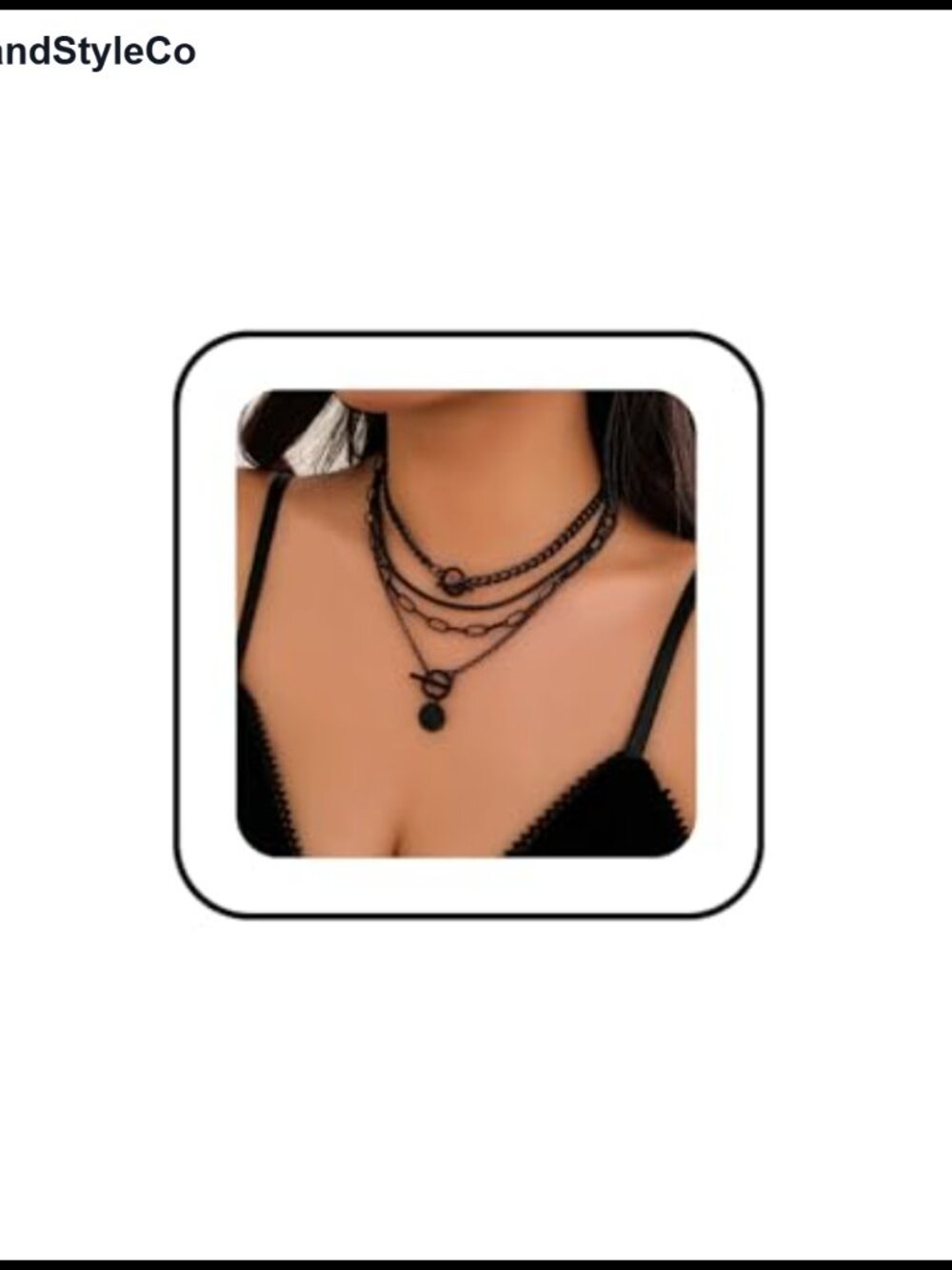 Layered Gold Necklace Set for Women Cuban Chain Coin Pendant 4 Piece Alloy